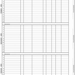 Libro Matriz Reg. Gral de Calificaciones - Imagen 2
