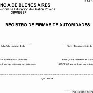Registro de Firmas de Autoridades - Imagen 3